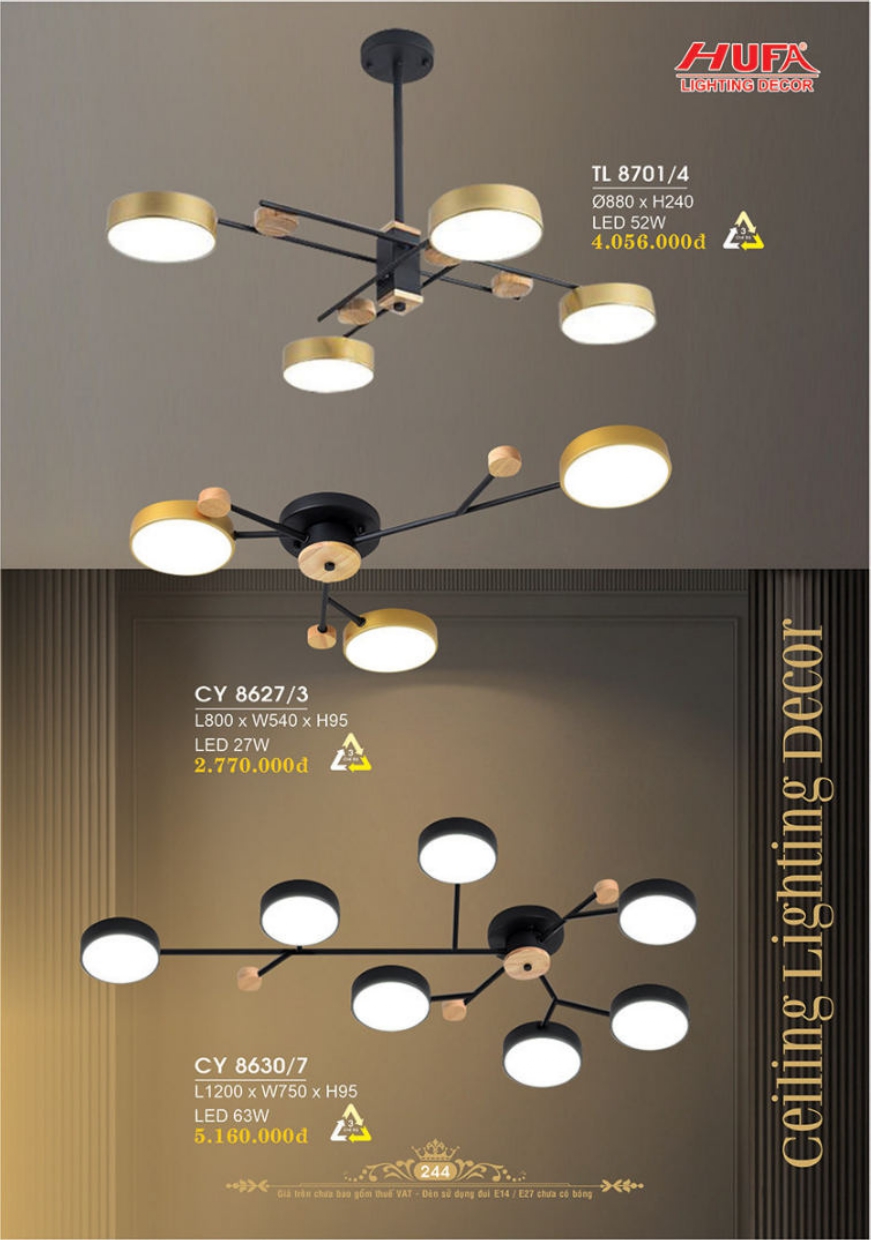 Bảng giá đèn trang trí HUFA